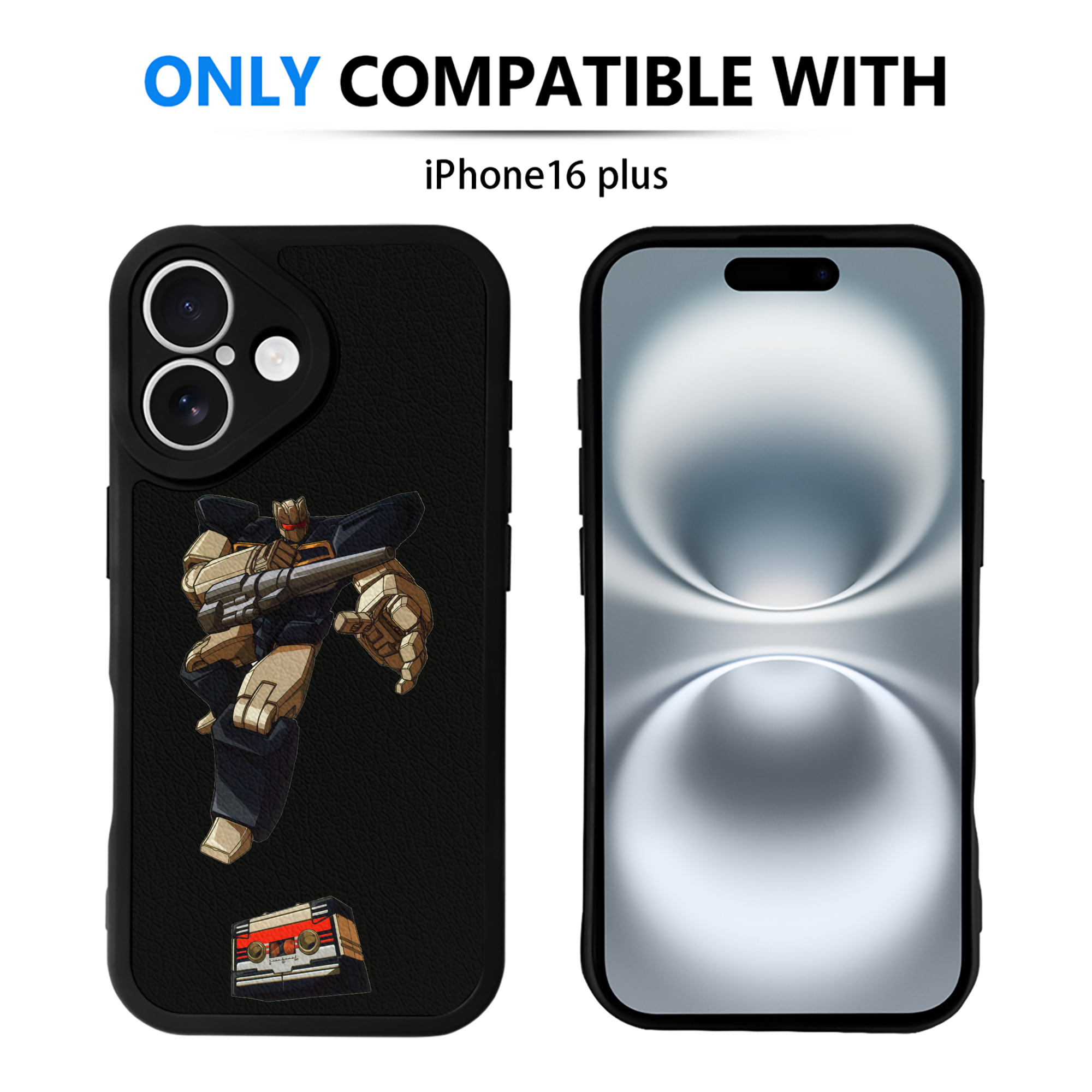 （画像用）  【iPhone 16シリーズ対応】シリコンスマホケース（レザー調） 材質：シリコン
